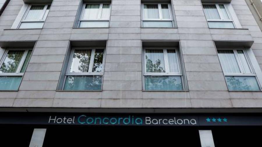 El pequeño fue asesinado a manos de su padre en este hotel de Barcelona. EFE