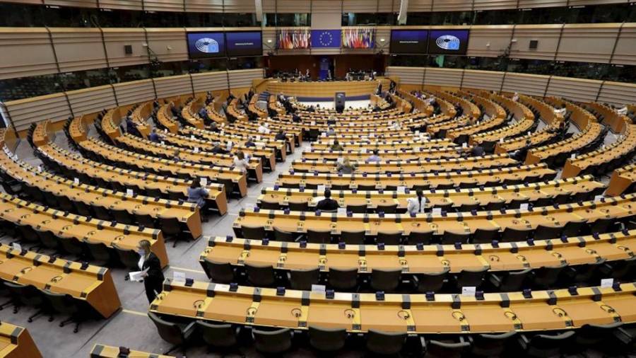 Imagen de archivo del Parlamento Europeo en Bruselas. EFE