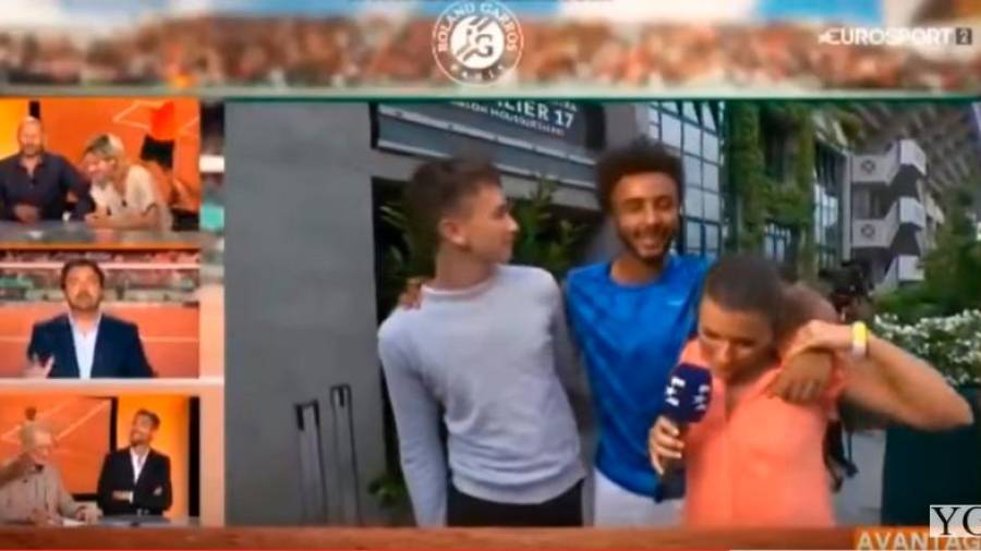 El tenista francés Maxime Hamou ha sido expulsado hoy de Roland Garros por su comportamiento inadecuado