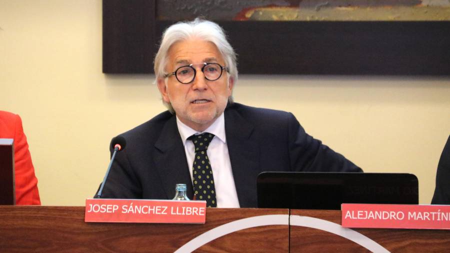 El president de Foment del Treball (la patronal catalana), Josep Sánchez Llibre.FOTO: ACN