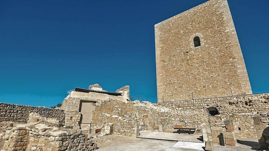 El Castell d’Ulldecona, una de les estructuras arquitectonicas más relevantes del Montsià. FOTO: JOAN REVILLAS