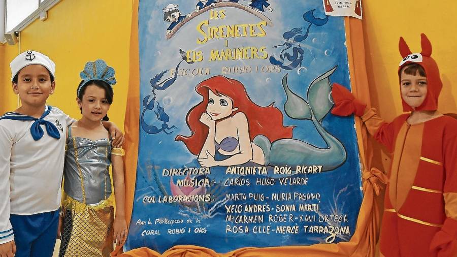 La Escola Rubió i Ors estrenará una adaptación de 'La Sirenita' para la otra edición de ‘Amunt el Teló’. FOTO: Alfredo González.