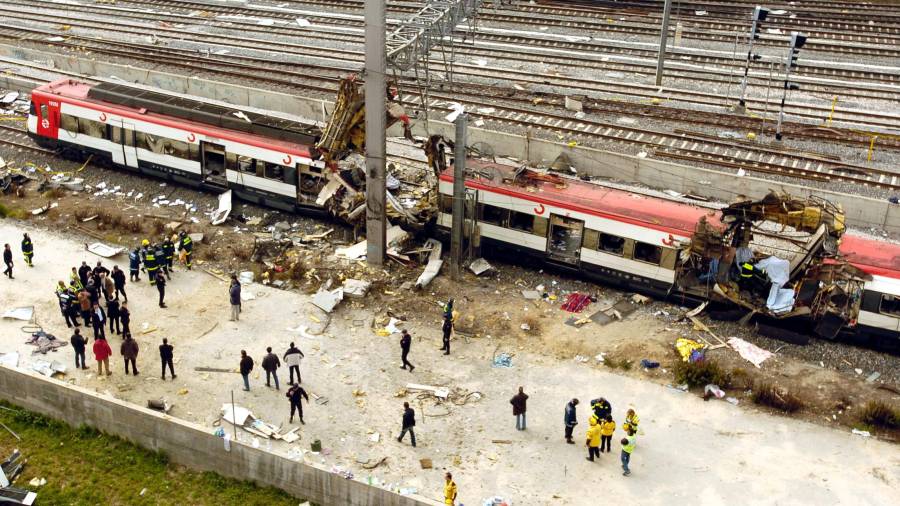 Imagen de archivo del atentado en la estación de Atocha, el 11 de marzo de 2014. Foto: EFE
