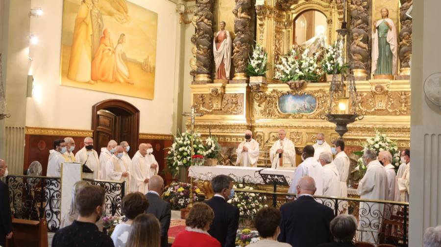 El acto religioso ha estado presidido&nbsp;por el arzobispo de Tarragona, Joan Planellas Barnosell. Foto: A.M.