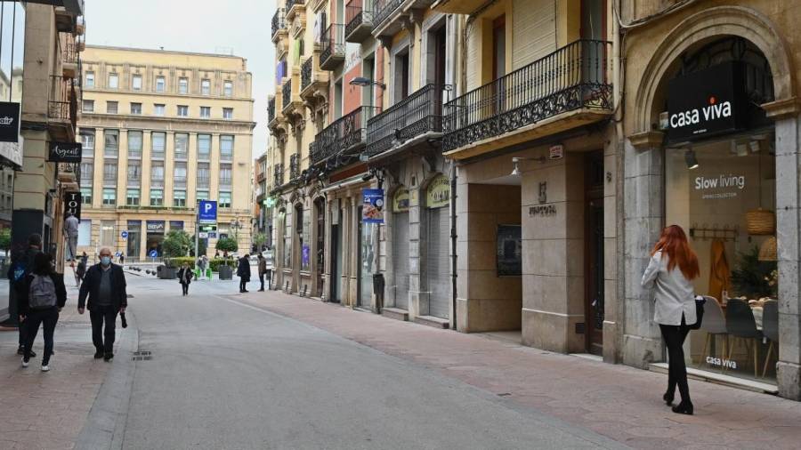 En la primera fase, la transformación llega hasta la calle Santa Anna y, ahora, se extenderá hasta plaza de Catalunya. FOTO: ALFREDO GONZÁLEZ