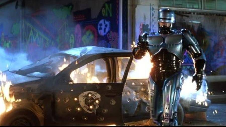 Una escena de la película ‘Robocop 2’, estrenada en 1990. FOTO: CEDIDA