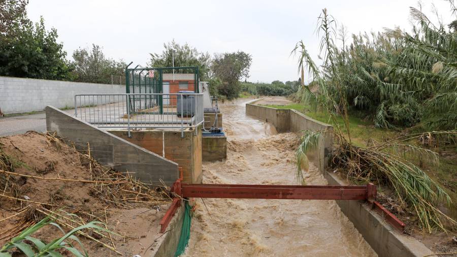 Imagen del barranco tras uno de los últimos episodios de fuertes lluvias que han afectado la zona. FOTO: Alba Mariné