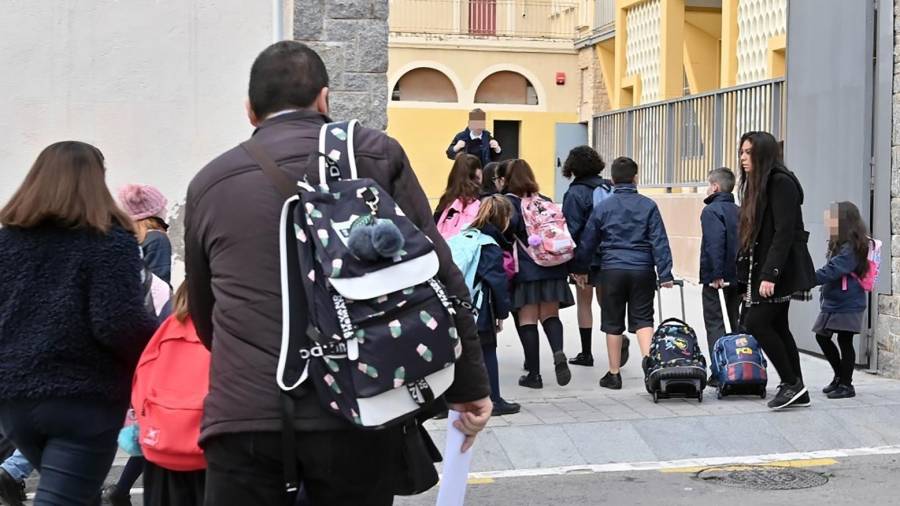 El protocolo activado este segundo trimestre por Educació dificulta confinar a todos los alumnos de una clase. FOTO: A. González