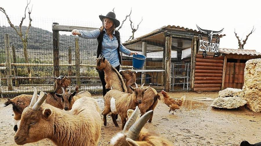 El Serra de Prades te ofrece una experiencia 100% rural dando de comer a los animales del mini zoo FOTO: PERE FERRÉ