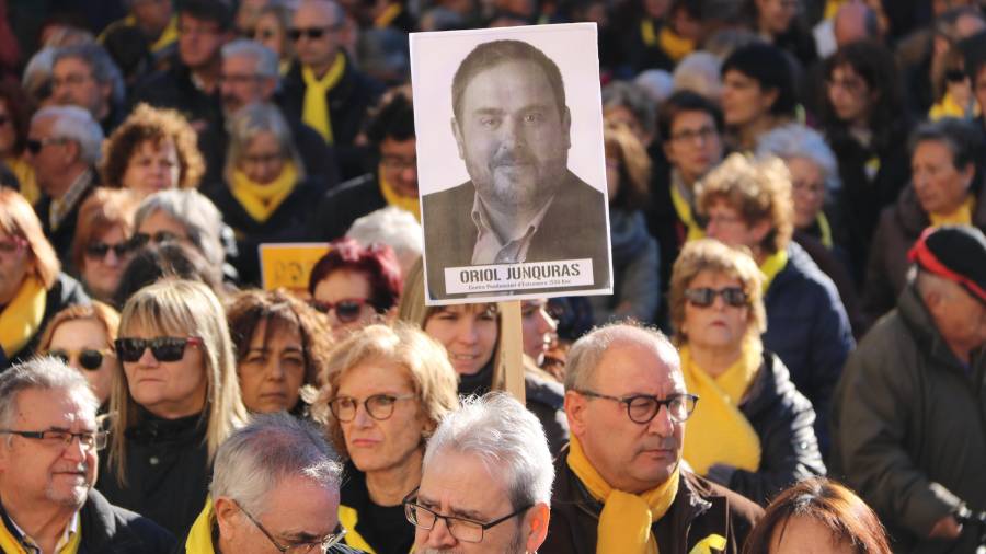 Oriol Junqueras fue sentenciado a 13 años de prisión. FOTO: ACN