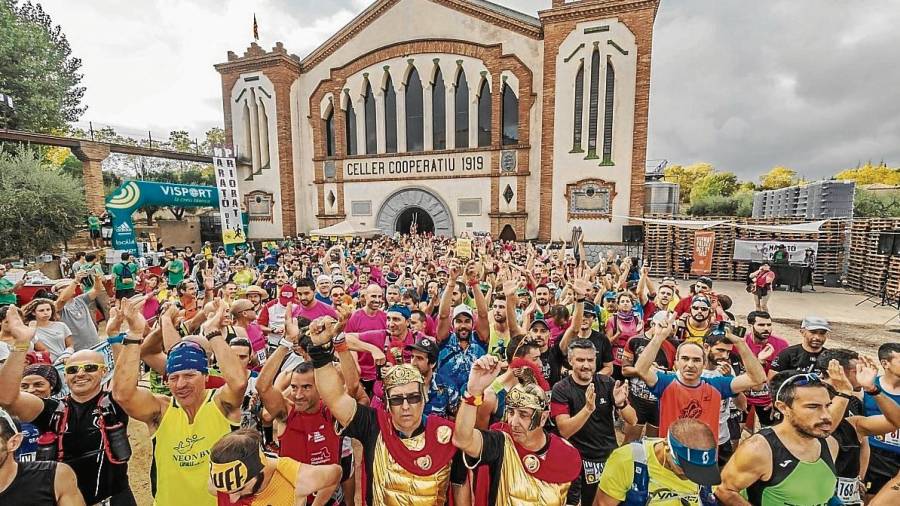 Imatge d’arxiu d’una de les edicions anteriors de la Marató del Priorat. Fins al moment més de mig miler de persones s’han inscrit a la prova que se celebrarà el diumenge 7 d’octubre. FOTO: Cedida