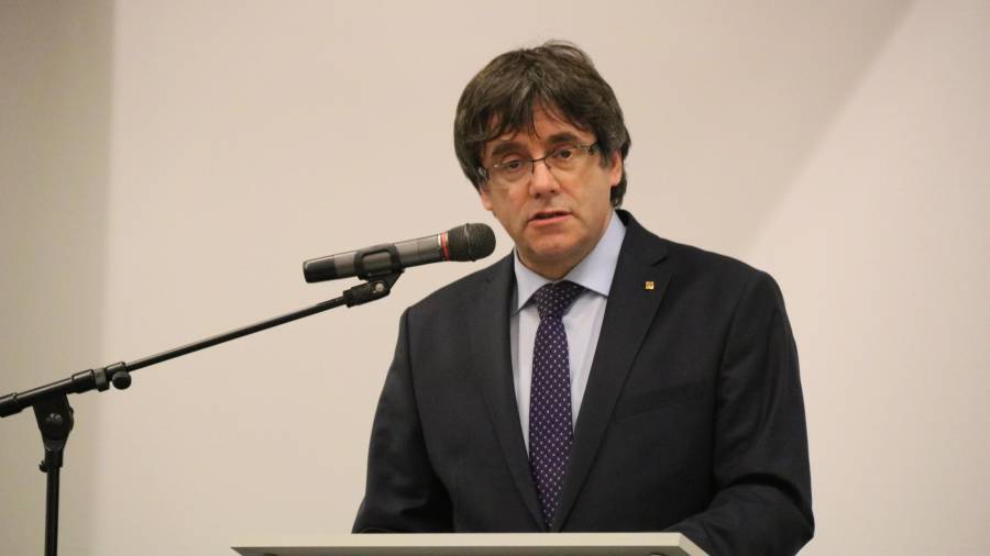 El presidente Carles Puigdemont.