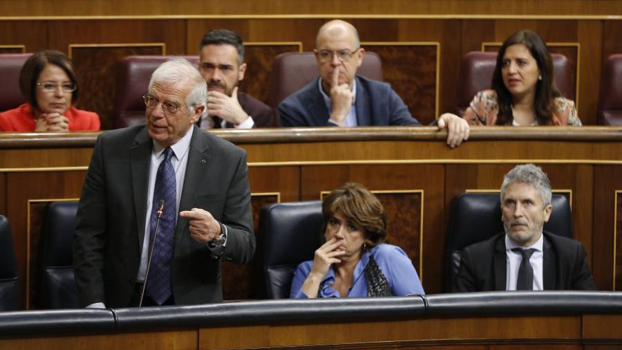 El ministro socialista de Asuntos Exteriores, Josep Borrell. FOTO: EFE