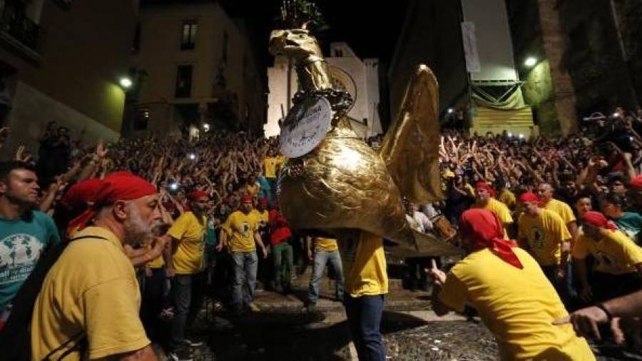 L’Àliga de Tarragona, 35 anys entre la solemnitat i la festa