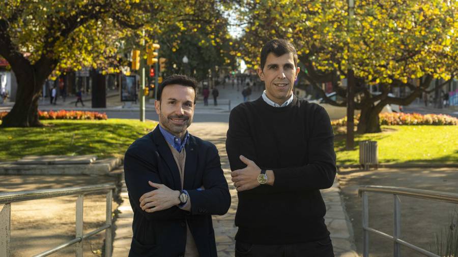 Francesc Robles y Sergi Gibert fundadores de blesbert. FOTO: Ángel Ullate