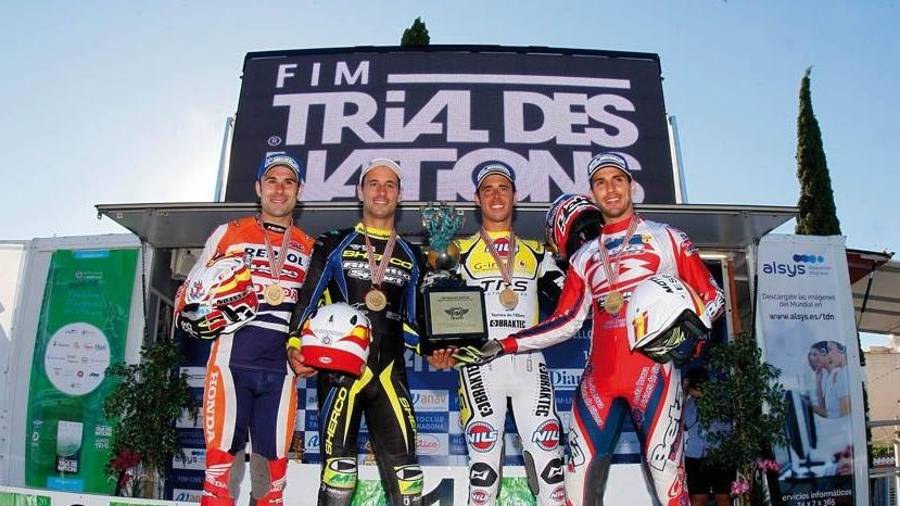 Bou, Cabestany, Raga y Fajado ganaron el Trial de las Naciones 2015 en l'Hospitalet de l'Infant. FOTO: DT