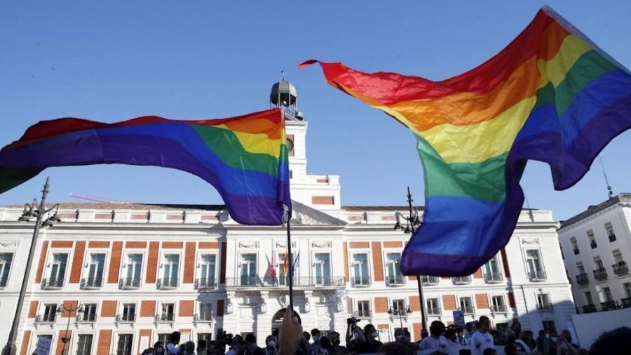 Manifestación del pasado lunes 5 de julio en Puerta del Sol. FOTO: Javier López / EFE