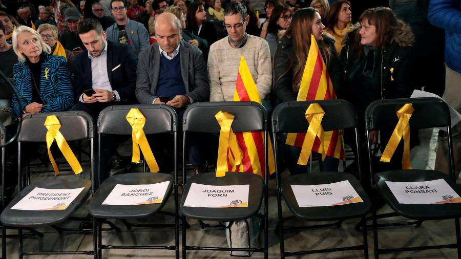 Inicio de campaña de Junts per Catalunya. EFE