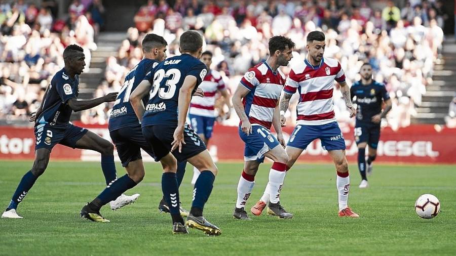 Imagen de un partido del Nàstic esta temporada. Foto: Granada hoy