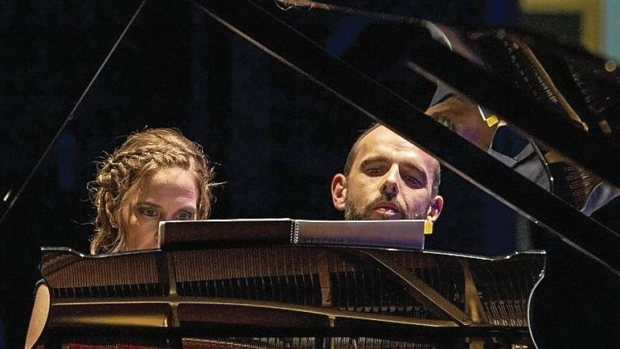 Àmarim neix l’any 2017 de la mà dels pianistes Maria Lombarte i Manel Miró. FOTO: teatre auditori felip pedrell