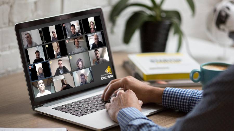 La Junta de Govern de l’Ajuntament de Deltebre s’ha reunit online. Foto: Ajuntament de Deltebre