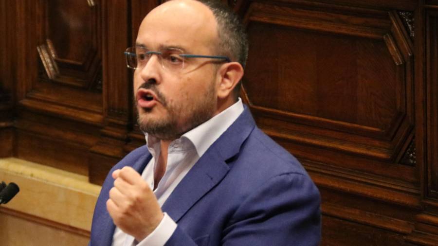 Alejandro Fernández, en una imatge recent al Parlament. FOTO: ACN