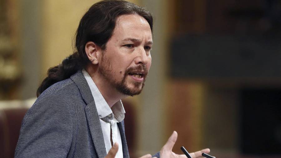 Imagen del dirigente de Podemos. foto: EFE
