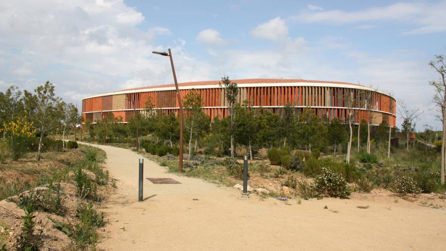 Imagen de archivo del exterior del Palau d'Esports de Catalunya. Foto: ACN