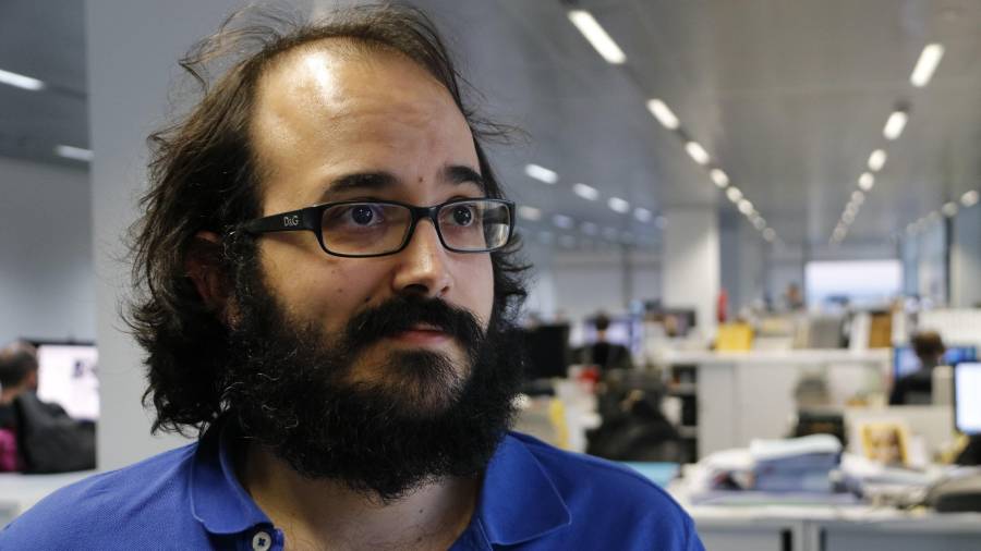 El director de la revista satírica 'El Jueves', Guille Martínez. FOTO: ACN