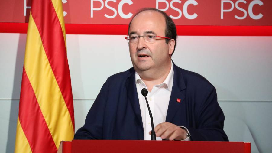 Miquel Iceta, primer secretario del PSC. Foto: EFE