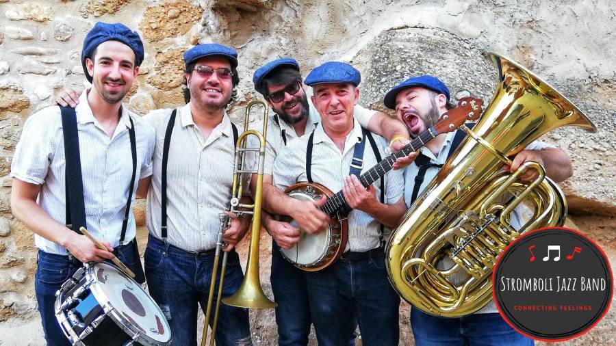 El grup Stromboli Jazz Band actuarà al Parc del Pescador de Cambrils. Foto: Cedida