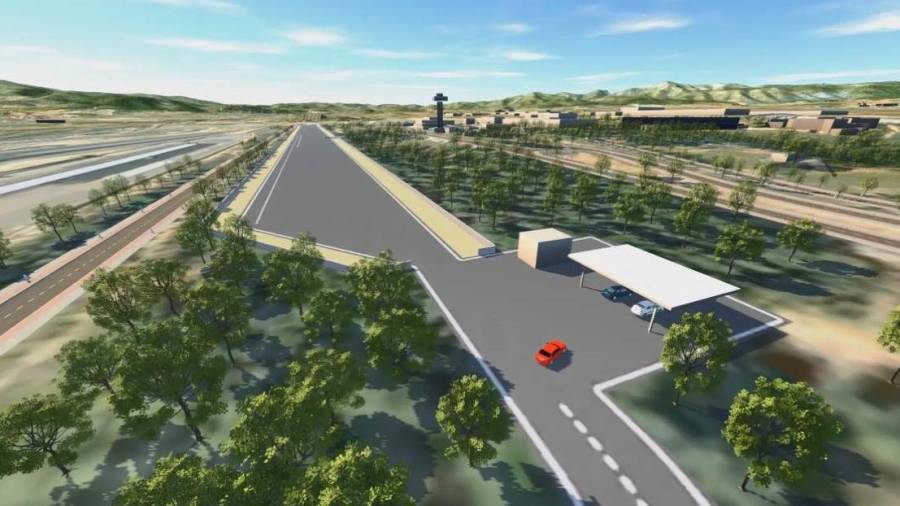 Les instal·lacions de Santa Oliva tindran una nova pista de proves per al cotxe autònom.