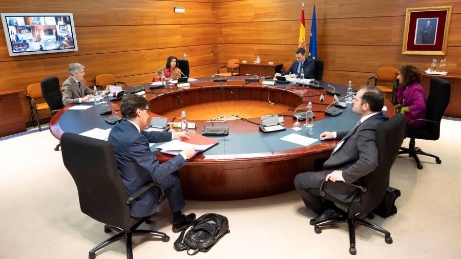 Imagen de la reunión de Ministros de este martes, Foto: EFE