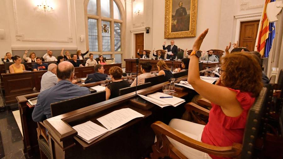 Imagen del pleno celebrado en el Ayuntamiento de Reus en septiembre. FOTO: Alfredo González
