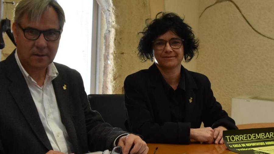 L'alcalde de Torredembarra Eduard Rovira i la regidora Núria Batet. FOTO: DT