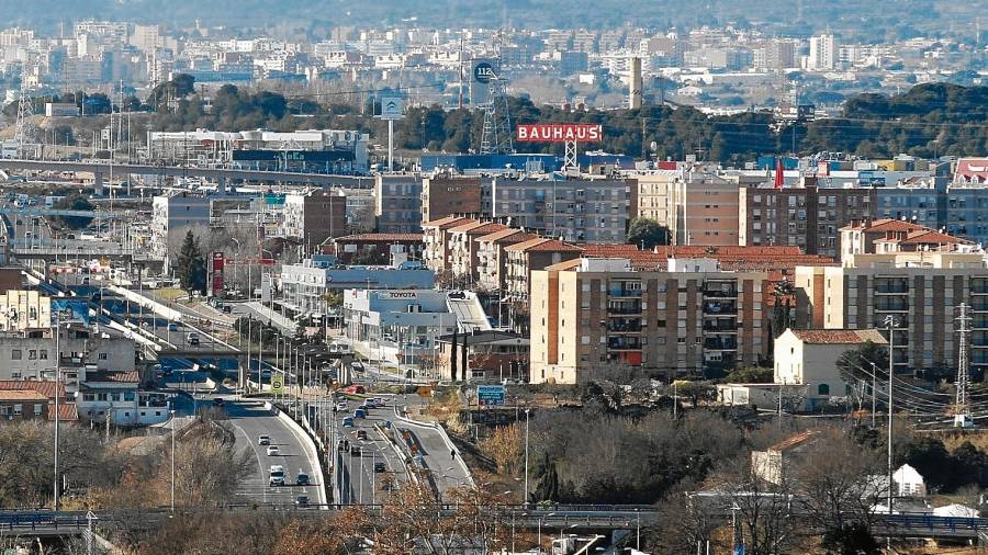 Vista aérea de parte de los barrios de Ponent de Tarragona. Foto: Lluís Milián
