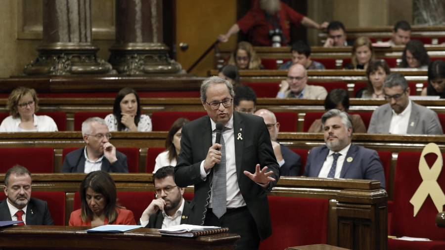 Sessió de control al Govern del Parlament de Catalunya. EFE