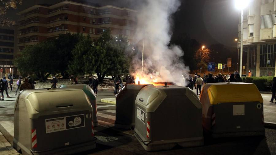 Imagen de las protestas en Tarragona. ACN