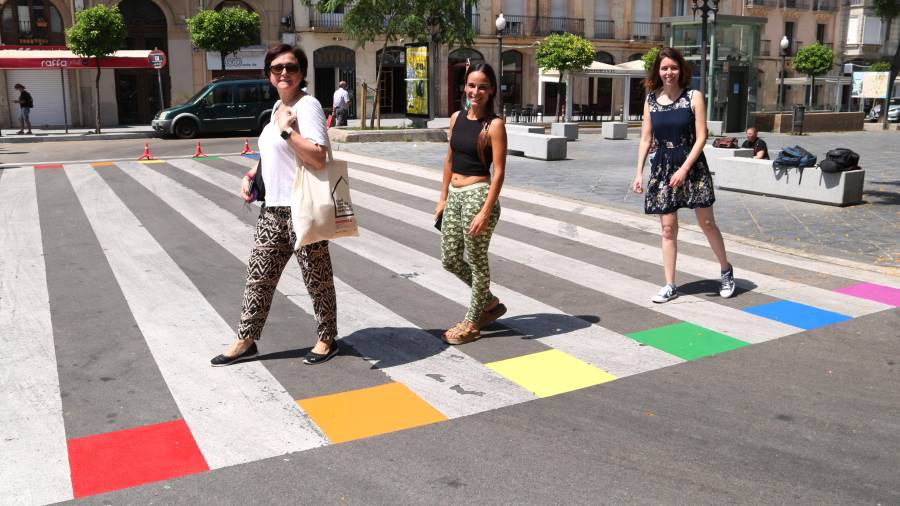 La ciutat de Tarragona ha avançat els actes amb motiu del Dia Internacional de l'Orgull LGTBIQ. Foto: ACN