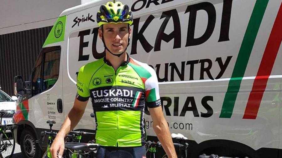Edu Prades milita en el Euskadi Murias Team. Foto: Cedida