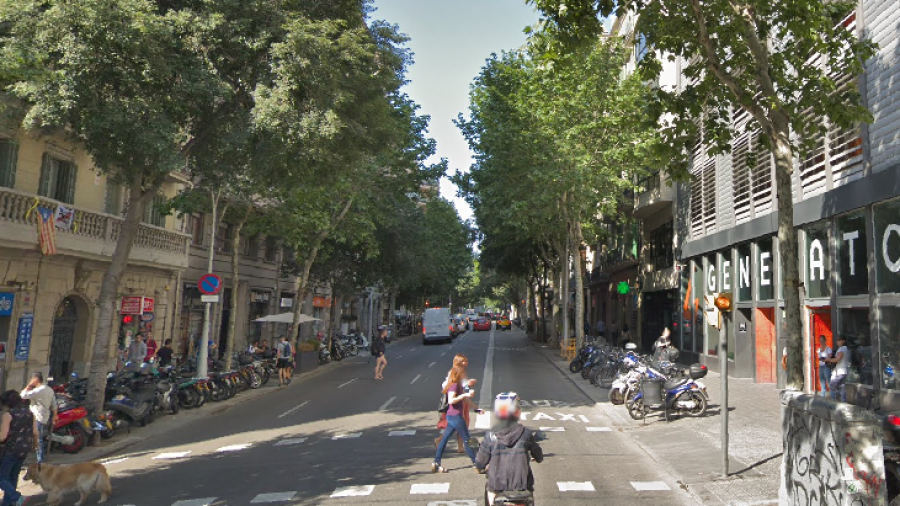 Calle Còrsega. FOTO: GoogleMaps