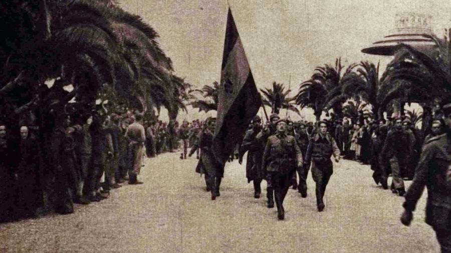 La 5a División Navarra a Tarragona. Foto cedida pel centre d’imatges de tarragona/L’arxiu