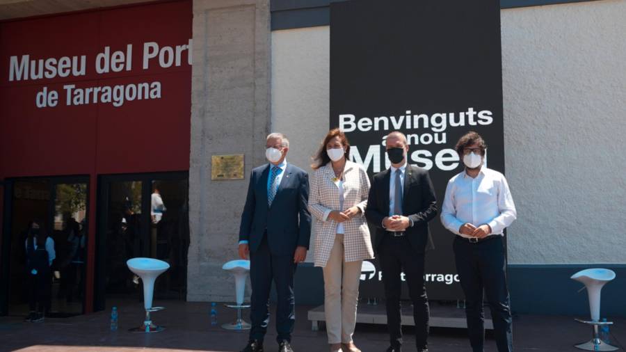 Imagen de la inauguración del Museo del Port de Tarragona. Cedida