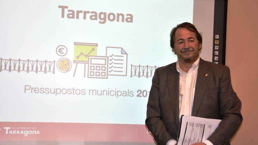 El conseller d'Economia i Hisenda de Tarragona, Pau Pérez. FOTO: Anna Fusté