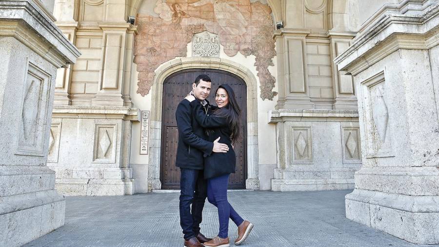 Valeria y Julio se casarán en otoño de este año en el Santuari de Misericòrdia. FOTO: Alba Mariné