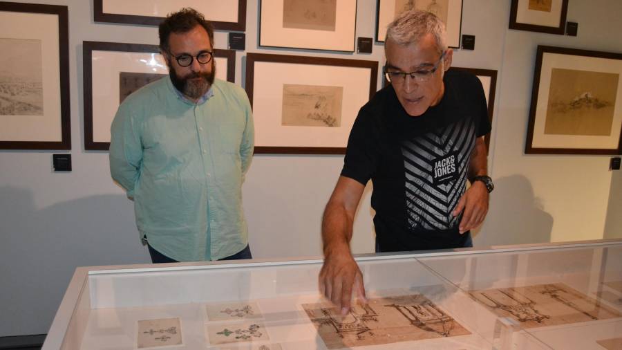 Daniel Recasens i Marc Ferran, al Museu de Reus. FOTO: CEDIDA