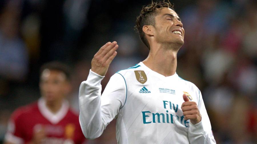 Cristiano Ronaldo durante el partido