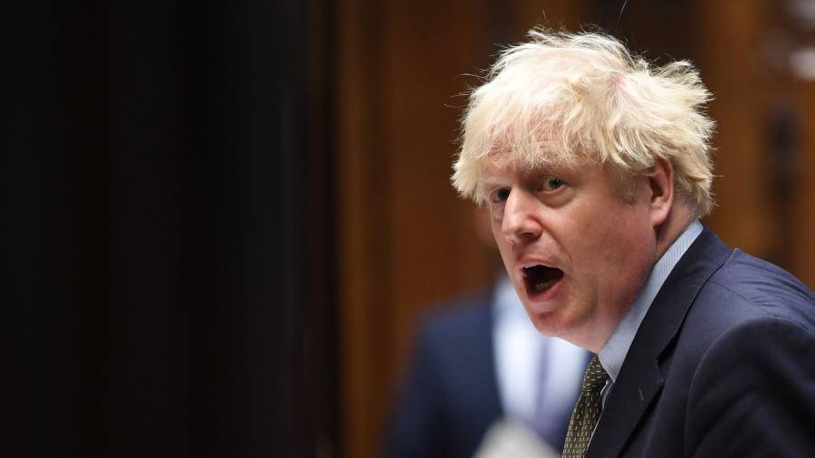 El primer ministro británico, Boris Johnson. FOTO: EFE