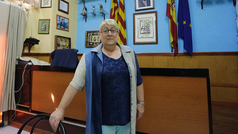 La presidenta de la Associació de Veïns del Port, Rosa Puig.