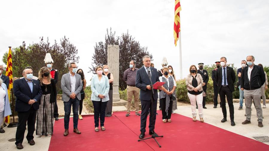 El alcalde de Tarragona ha defendido el diálogo durante su discurso. Cedida